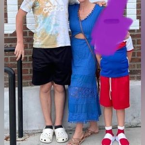 Lulus beautiful blue dress